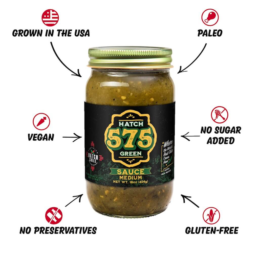 575 Hatch Green Chile Sauce - Image 3
