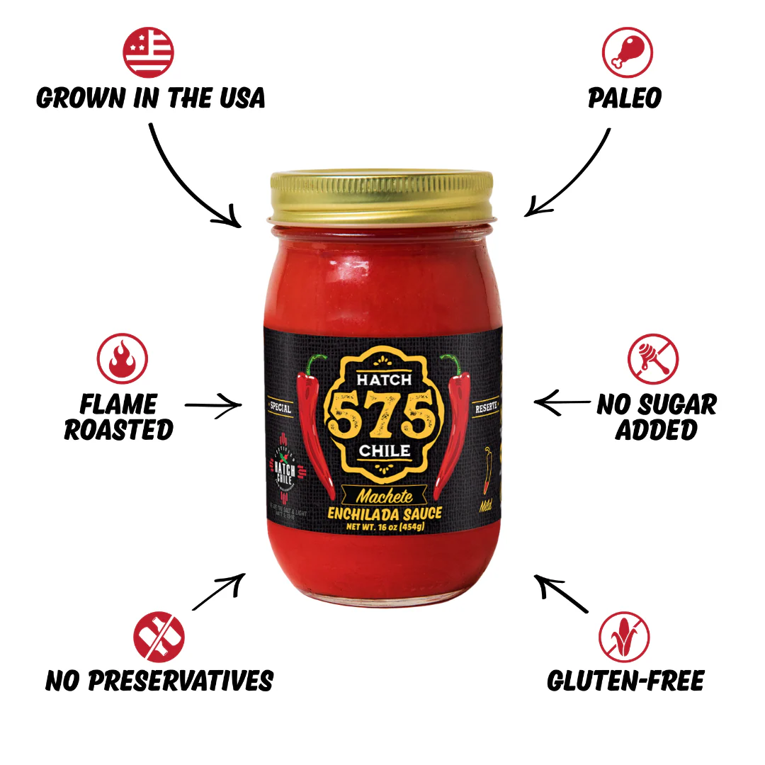 575 Machete Hatch Red Chile Enchilada Sauce (Mild) - Image 2