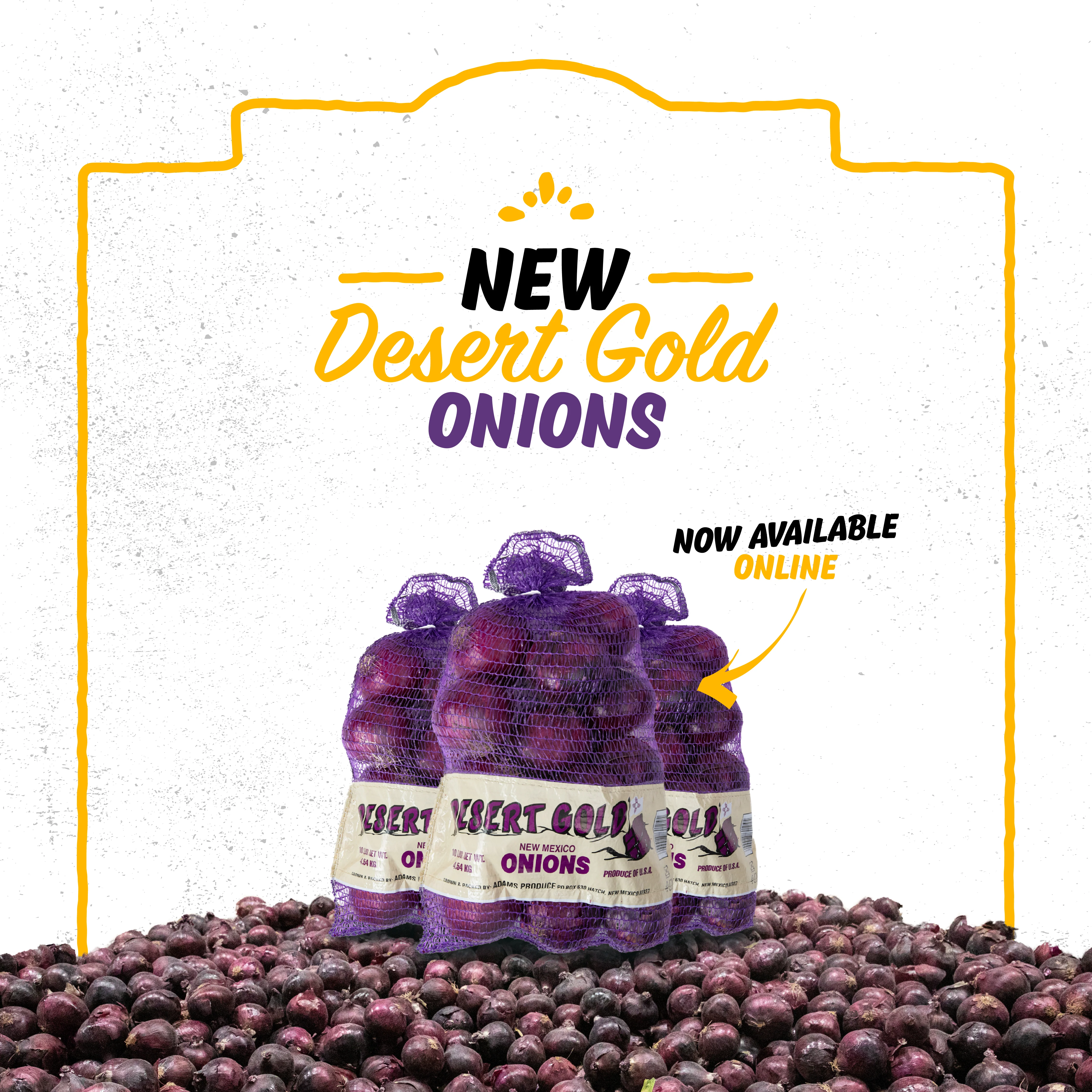 Desert Gold Purple Onions | Fresh Hatch Onions from New Mexico - Image 2