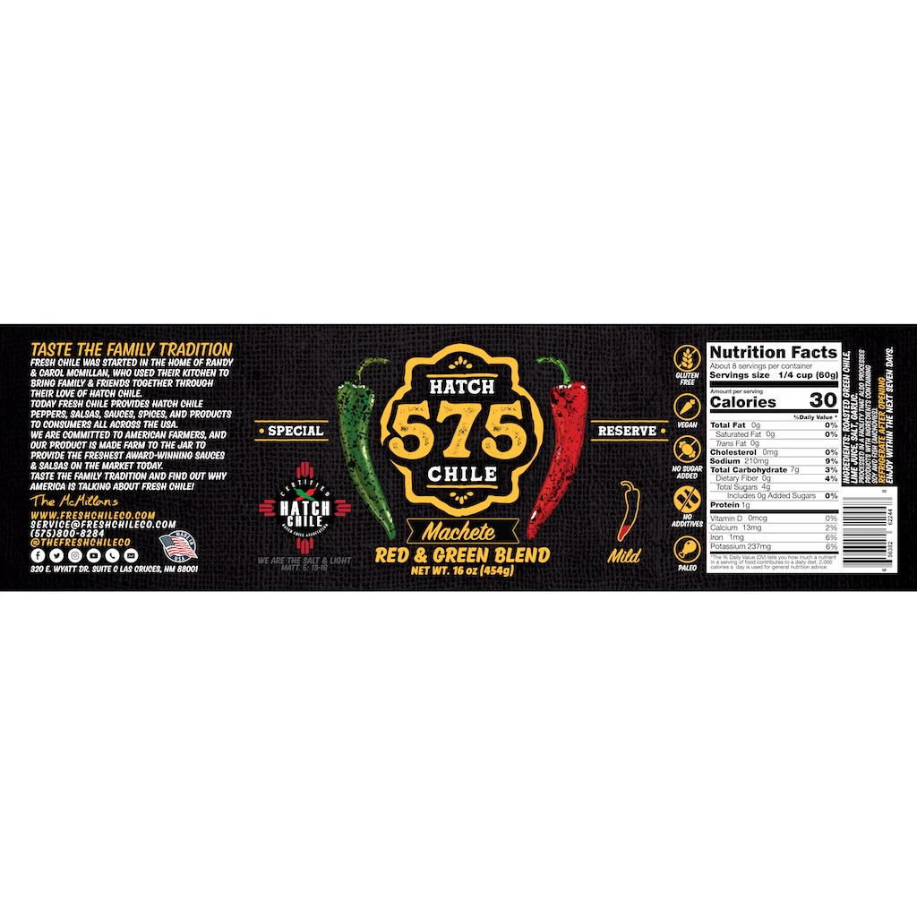 575 Machete Hatch Red & Green Blend (Mild) - Image 8